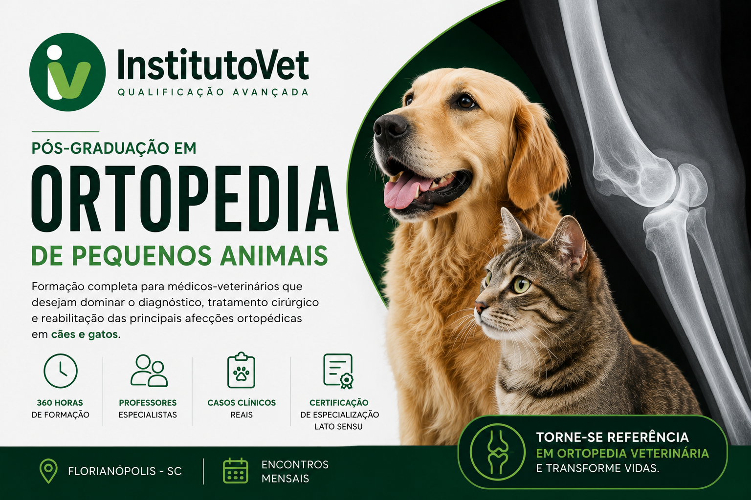 Pós Graduação ORTOPEDIA DE PEQUENOS ANIMAIS - PRESENCIAL